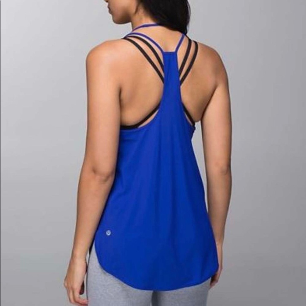 Lululemon Coastal Tank Pigment Blue Size 2